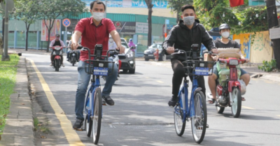 Hà Nội thí điểm dịch vụ cho thuê xe đạp nơi công cộng