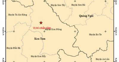 Kon Tum: Liên tiếp 6 trận động đất trong 1 ngày