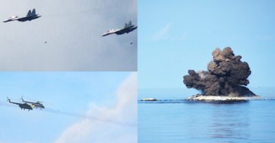 Máy bay Việt Nam liên tiếp tập ném bom, bắn đạn thật, phóng rốc két