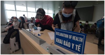 Tạm dừng khai báo y tế với người nhập cảnh từ hôm nay