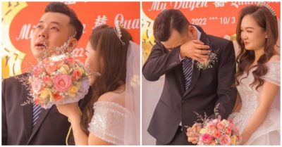 Video: Chú rể Bắc Giang khóc nức nở suốt đám cưới