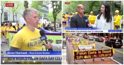 Mỹ: 4000 người diễu hành vào ngày Pháp Luân Đại Pháp thế giới