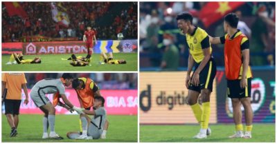U23 Malaysia đổ gục, bật khóc sau thất bại trước Việt Nam