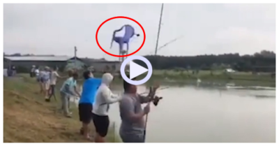 Video: Cần thủ quăng ghế làm ‘mồi nhử’ khiến dân mạng tròn mắt