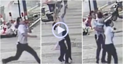 Video: Khoảnh khắc chàng trai đỡ bé gái rơi xuống từ tầng 5 chung cư