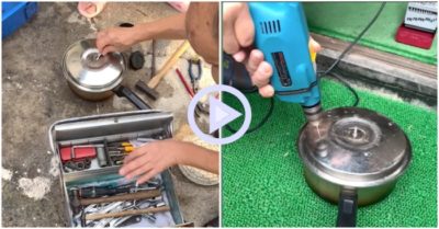 Clip: Cô gái bất lực với nồi thịt luộc không mở được nắp