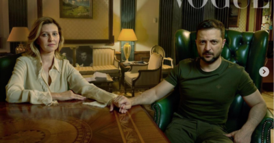 Cặp đôi quyền lực Zelensky lần đầu tiên trải  lòng trên tạp chí danh tiếng Vogue