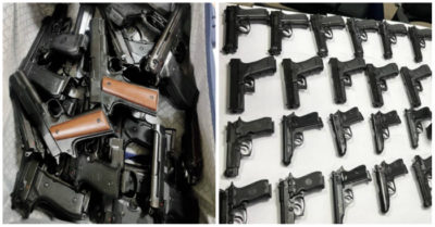 Cặp vợ chồng bị bắt giữ vì 45 khẩu súng sau chuyến du lịch Việt Nam