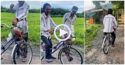 Video: Người đàn ông chế tạo xe đạp chạy bằng xăng