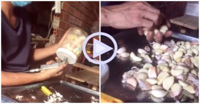 Clip: Nam thanh niên trổ tài bóc vỏ tỏi trong một nốt nhạc