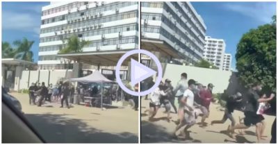 Video: Hàng chục người Việt tháo chạy khỏi casino ở Campuchia, bơi qua sông về nước