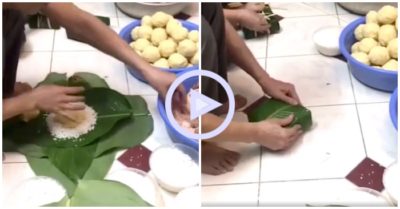 Clip: Cao thủ gói bánh chưng không cần khuôn