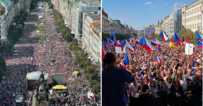 ‘Thùng thuốc’ châu Âu bắt đầu phát nổ khi Nord Stream 1 ‘ngừng vô thời hạn’: 70.000 người biểu tình ở CH Séc