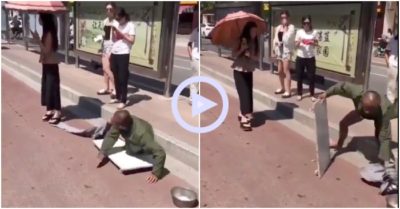 Clip: Giả tàn tật đi ăn xin và cái kết