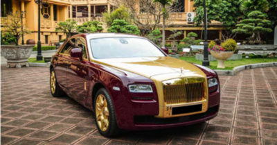 Đấu giá Rolls-Royce Ghost mạ vàng của ông Trịnh Văn Quyết, khởi điểm 10 tỷ đồng