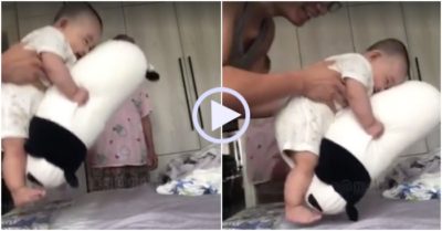 Video: Bố biến em bé thành máy gắp thú nhồi bông