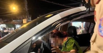 Nữ thiếu tá say xỉn lái xe gây tai nạn bị phạt 46 triệu đồng
