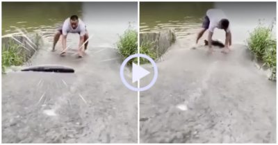 Video: Người đàn ông tiếc ngẩn ngơ vì tuột mất cá khủng