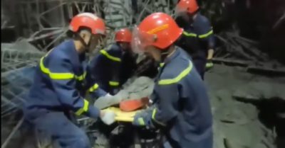 Tin tức 25/5: Sập giàn giáo công trình ở Đà Nẵng, nhiều người thương vong; Khoảnh khắc dãy nhà bị sụp xuống sông ở An Giang