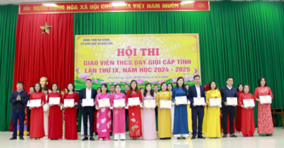 Thi giáo viên giỏi Hà Giang: 255 thầy cô THCS đạt danh hiệu