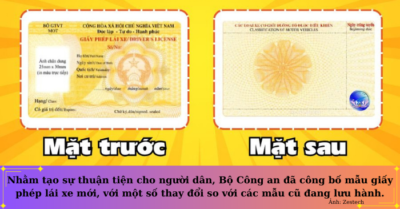 Giấy phép lái xe mới có đặc điểm khác biệt gì so với mẫu cũ?