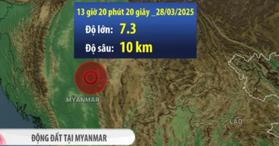 Động đất mạnh 7.3 độ richter tại Myanmar: Hà Nội, TP.HCM rung lắc mạnh