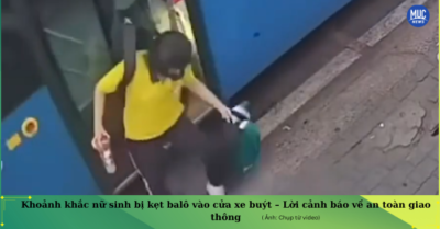 Tài xế xe buýt bị đình chỉ vì làm ngã nữ sinh