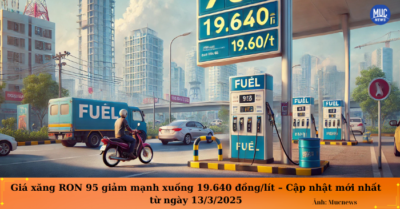 Giá xăng RON 95-III về sát 19.600 đồng/lít