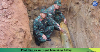 Khoảnh khắc kích nổ bom 240 kg tại quảng trị