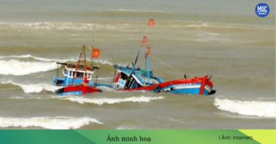 Tàu cá chìm tại Nghệ An: 4 ngư dân mất tích