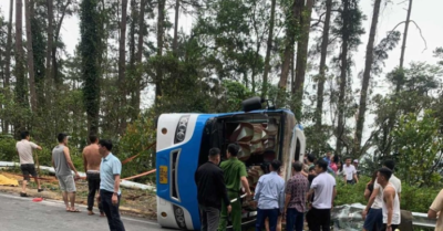 Lật xe khách trên đèo Tam Đảo: 3 người thiệt mạng, nhiều người bị thương