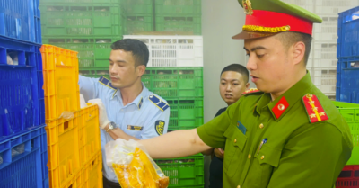 Phát hiện 20 tấn Gà ủ muối và nội tạng không rõ nguồn gốc tại chợ đầu mối Hà Nội