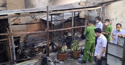Cháy nhà trong đêm tại Mỹ Tho, 4 người trong gia đình tử vong thương tâm