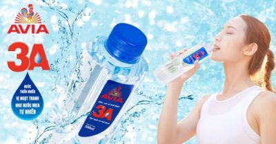 Nước uống AVIA 3A: Chất riêng cho thương hiệu Việt