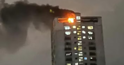 Hà Nội: Cháy lớn tại tầng cao chung cư C2 Xuân Đỉnh, cư dân hoảng loạn tháo chạy