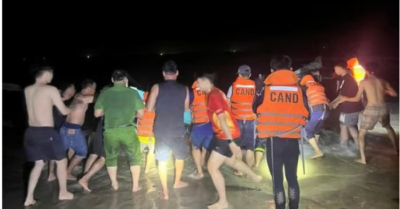 Quảng Trị: Tìm thấy thi thể thanh niên bị sóng cuốn mất tích tại bãi biển Thái Lai