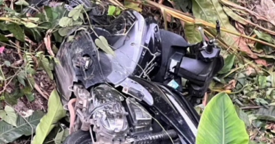 Tam Đảo tiếp tục xảy ra tai nạn, xe máy lao xuống vực sâu