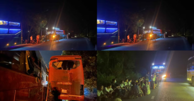 Tai nạn giao thông liên hoàn giữa ba xe khách tại Huế, nhiều người bị thương