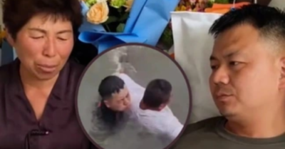 Zhang Wei – người lính quỳ gối trước mẹ sau khi cứu 5 người khỏi đuối nước