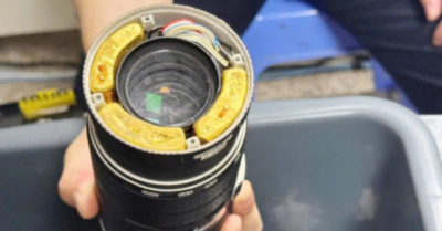 Giấu vàng trong ống kính máy ảnh khi nhập cảnh vào Việt Nam