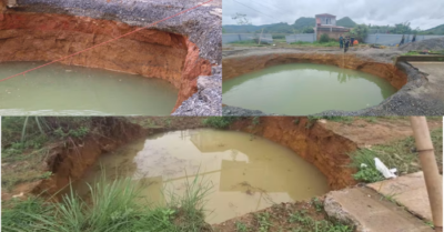 Bắc Kạn: “Hố tử thần” tiếp tục mở rộng, nghi có người mất tích và phát hiện cá sống bên trong