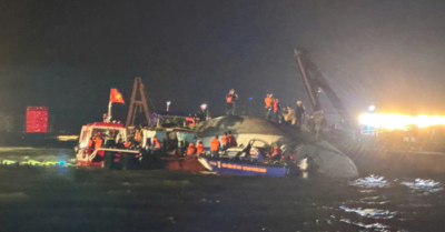 Xuyên đêm tìm kiếm nạn nhân vụ chìm tàu Vịnh Xanh 58 tại Quảng Ninh