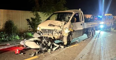 Va chạm xe tải ở Lâm Đồng, người đi xe máy tử vong tại chỗ