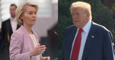 Chủ tịch EC gặp ông Trump tại Scotland, bàn “hạ nhiệt” căng thẳng thương mại