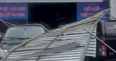 Quảng Ninh xuất hiện mưa đá, gió mạnh do ảnh hưởng bão Wipha