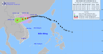Bão số 3 áp sát Quảng Ninh, cảnh báo mưa lớn và gió giật cấp 14