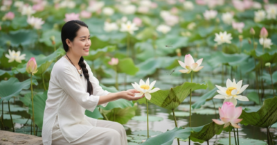 Nghị lực người phụ nữ như hoa sen giữa bùn