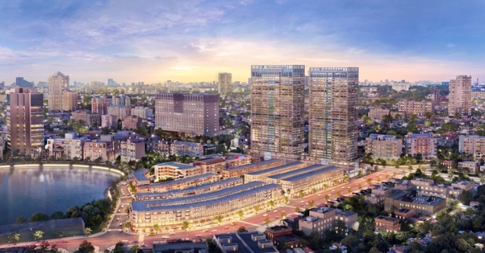 Vinhomes và Vincom Retail bắt tay phát triển phố thương mại hạng sang tại Giảng Võ