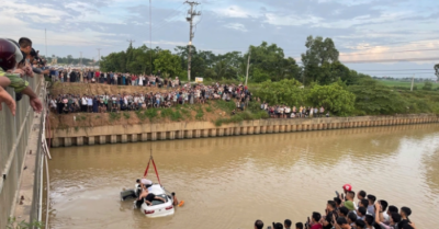 Tìm thấy thi thể cuối cùng trong vụ ôtô rơi xuống sông ở Nghệ An