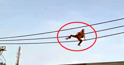 TP.HCM: Người phụ nữ bò trên dây điện rồi rơi xuống đất nguy kịch